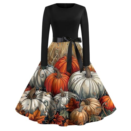 Robe vintage femme manches longues et jupe ample pour célébrer l'Oktoberfest avec style