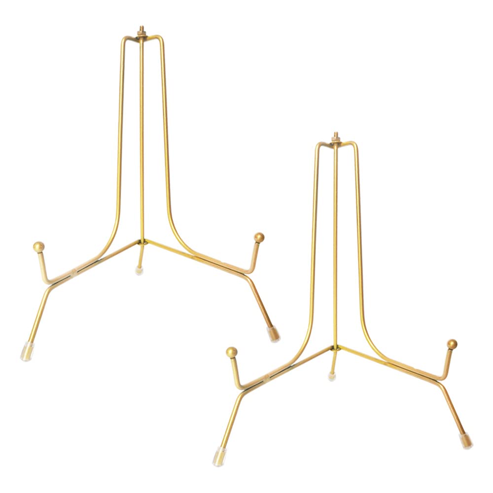 Buy 2 Pack 8 Inch Plate Stands for Display, AntiSlip Plate Holder