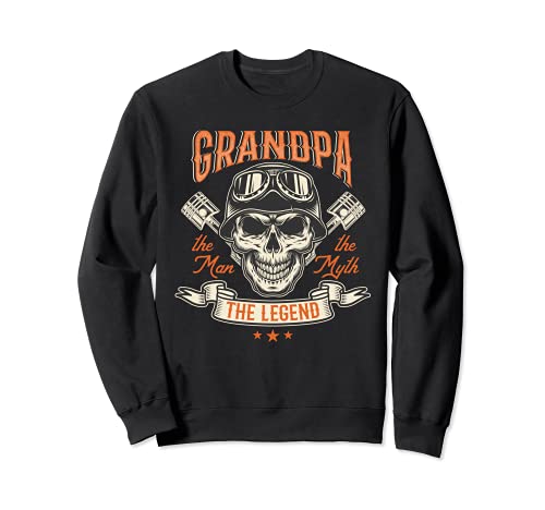 Rider Grandpa The Man The Myth The Legend Rally Graphic Sudadera