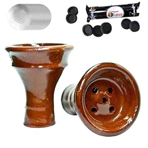 Large Egyptian clay Hookah bowl
