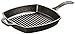 Lodge L8SGP3 Cast Iron Square Grill Pan, Pre-Seasoned, 10.5 Inch, Black