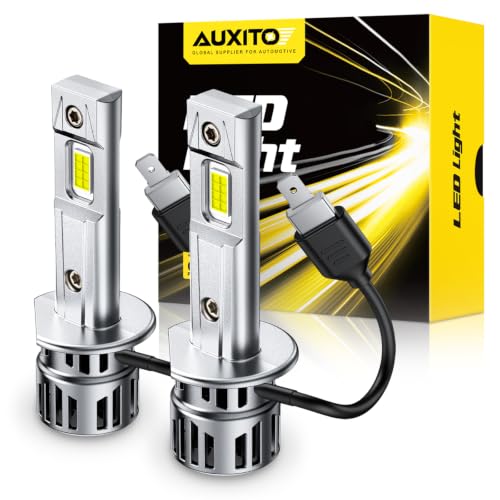 Image of AUXITO H1 LED Light Bulbs 84,000LM 6500K White, Plug and Play,2PCS