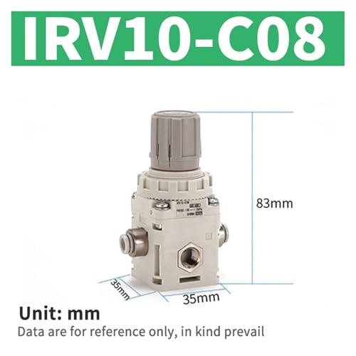 Régulateur IRV10-C08 T3 de pression avec manomètre de support de rechange - 3