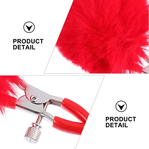 ARTIBETTER Grampos de Mamilo Com Penas Grampos de Peito Grampos de Mamilo Não Perfurantes Grampos de