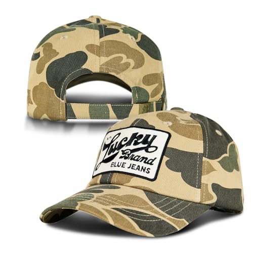 Image of Lucky Brand Classic Cotton Adjustable | Dad Hat | Baseball Cap | Golf | Fishing | Low Profile | 5 Panel Design