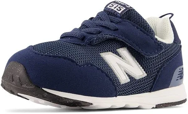 New Balance Kids 515 V1 New-b Hook and Loop Sneaker, Nb Navy/White, 4.5 X-Wide US Unisex Toddler