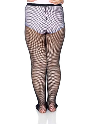 Leg Avenue Girls' Fishnet Tights, Black, Large #TOP4
