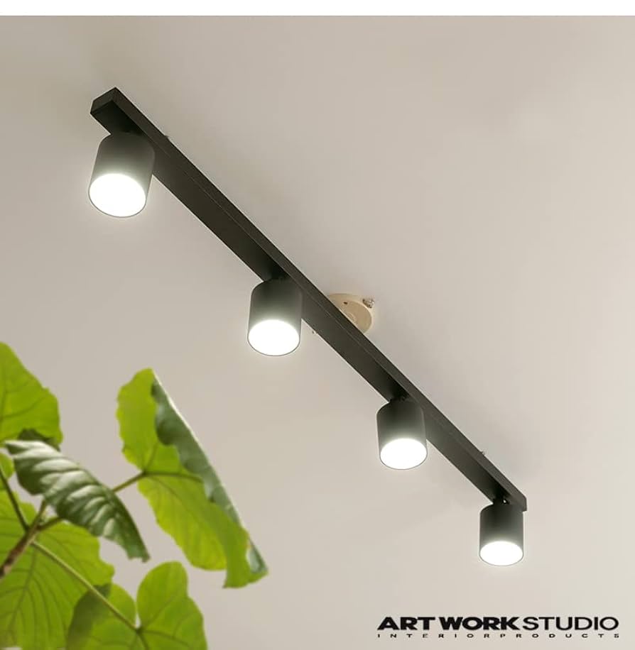 アートワークスタジオ グリッドプラス4ダウンライト　ブラック・ライトウッド アートワークスタジオ グリッドプラス4 ダウンライト ART WORK