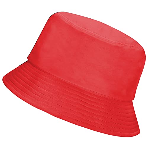 Image of Rosoz 1 & 2 Pack Bucket Hat for Women Men Summer Travel Beach Sun Hat Outdoor Cap Unisex Bucket Hats