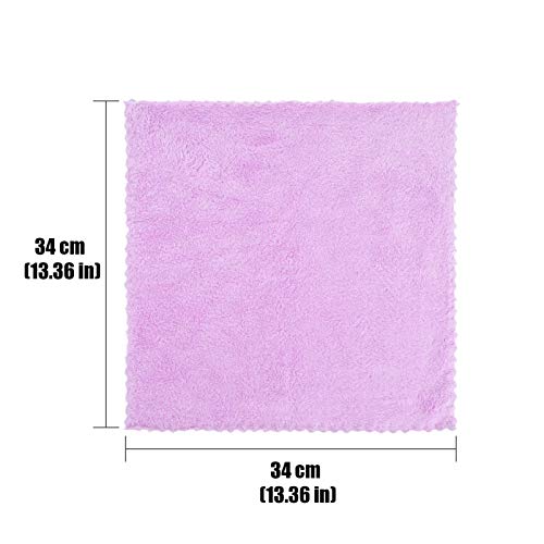 EXCEART 8Pcs Face Wash Pano Removedor De Maquiagem De Microfibra Toalhas Absorventes Panos Reutilizá