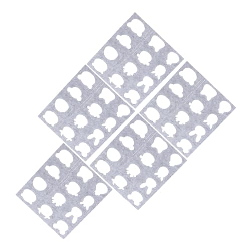 LIFKOME 5sets Felt Craft Stencil Chinese Zodiac Felting Mold Templates for Needle Felting Applique Molds for Creative Boys and Girls Projects and Handmade