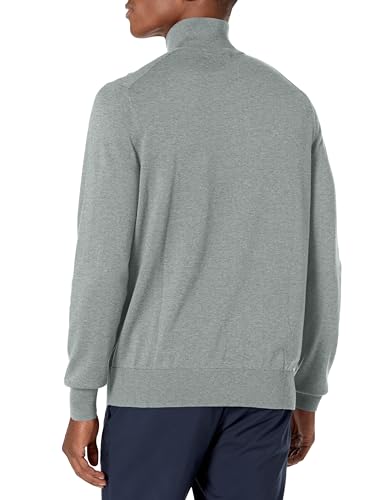 Image of Brooks Brothers Men's Supima Cotton Half-zip Logo Sweater