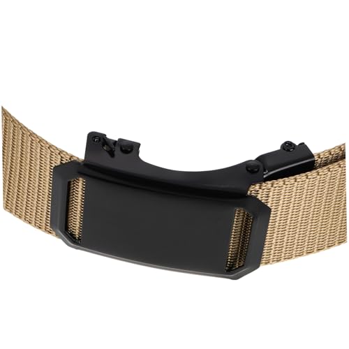 Mikikit Mens Adjustable Breathable Ratchet Belt with Automatic Buckle for Casual Wear and Outdoor Sports for Young Students and Camping Activities3