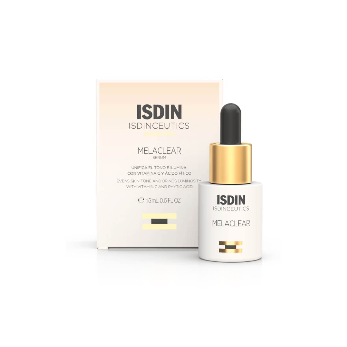 ISDIN Melaclear, Serum Corrector Unificador de Tono - 15 ml.