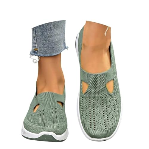 Chaussures Femme Confort Chic Chaussure Orthopédique Femme Baskets sans Laçage Chaussures De Marche À Plateforme Légères Et Confortables Amortissement...