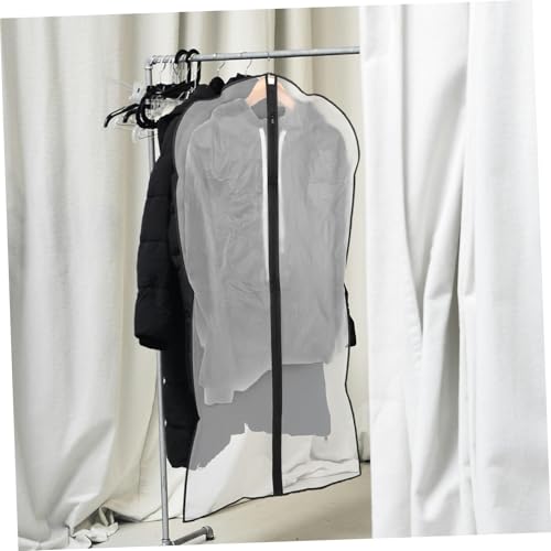 5pcs Dust Bag Peva Suit Coat Garment Bags for Closet Storage Hanging Clothes Protection Wardrobe Dust Cover4