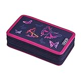 Material: Polyester herlitz 50020898 Doppeletui Rainbow Butterfly, 23-teilig, 1 Stück