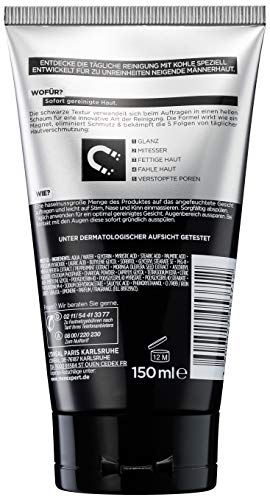 L'oréal men expert - Hydra energetic xtreme, gel limpiador carbón magnético, 150 ml