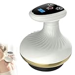 4-in-1 Electric Gua Sha Massager, 9-Level Suction & Heat Therapy,Full Body Massage, Rechargeable & Cordless,Vacuum Cupping Massage Tool for Cellulite Reduction, Body Contouring,Home Use (A)