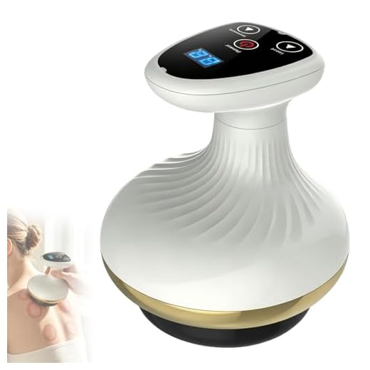 Masaje 4 en 1 masajeador contra celulitis, vacío y Gua Sha eléctrico, 9 niveles de calor, 9 niveles de succión, piel más firme y mejor circulación sanguínea, masaje profundo con calor, para uso en