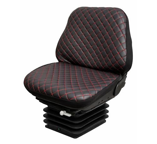 auto accessori lupex - ls32 coprisedile trattore universale - seduta e schienale in pu trapuntata, cuciture rinforzate, protezione e comfort per sedili agricoli