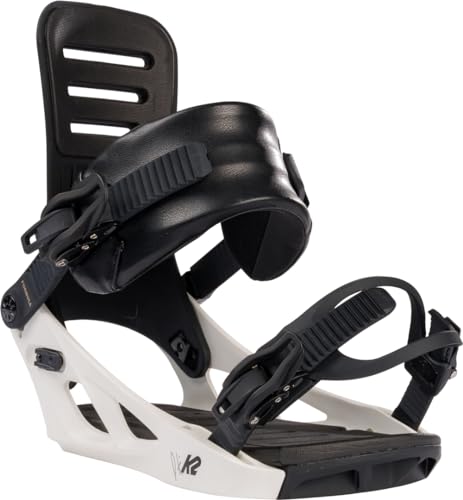 K2 Formula Men's Snowboard Bindings (Black/White-Jake Kuzyk, X-Large)