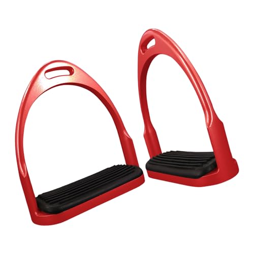 xbiez 1 par de estribos antideslizantes para montar a caballo para amantes de los caballos con almohadillas de goma