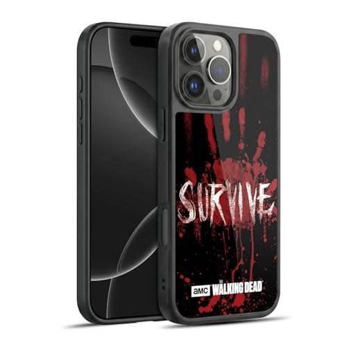 Coque iPhone 16 Pro Max Antichoc Walking Dead Gel Renforcé Militaire
