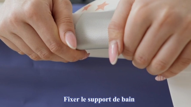 Baignoire Bébé Pliable Portable - Antidérapante, Avec Trous Drainage - Pour Nouveau-nés Et Enfants Jusqu'à 2 Ans - Rose - 10