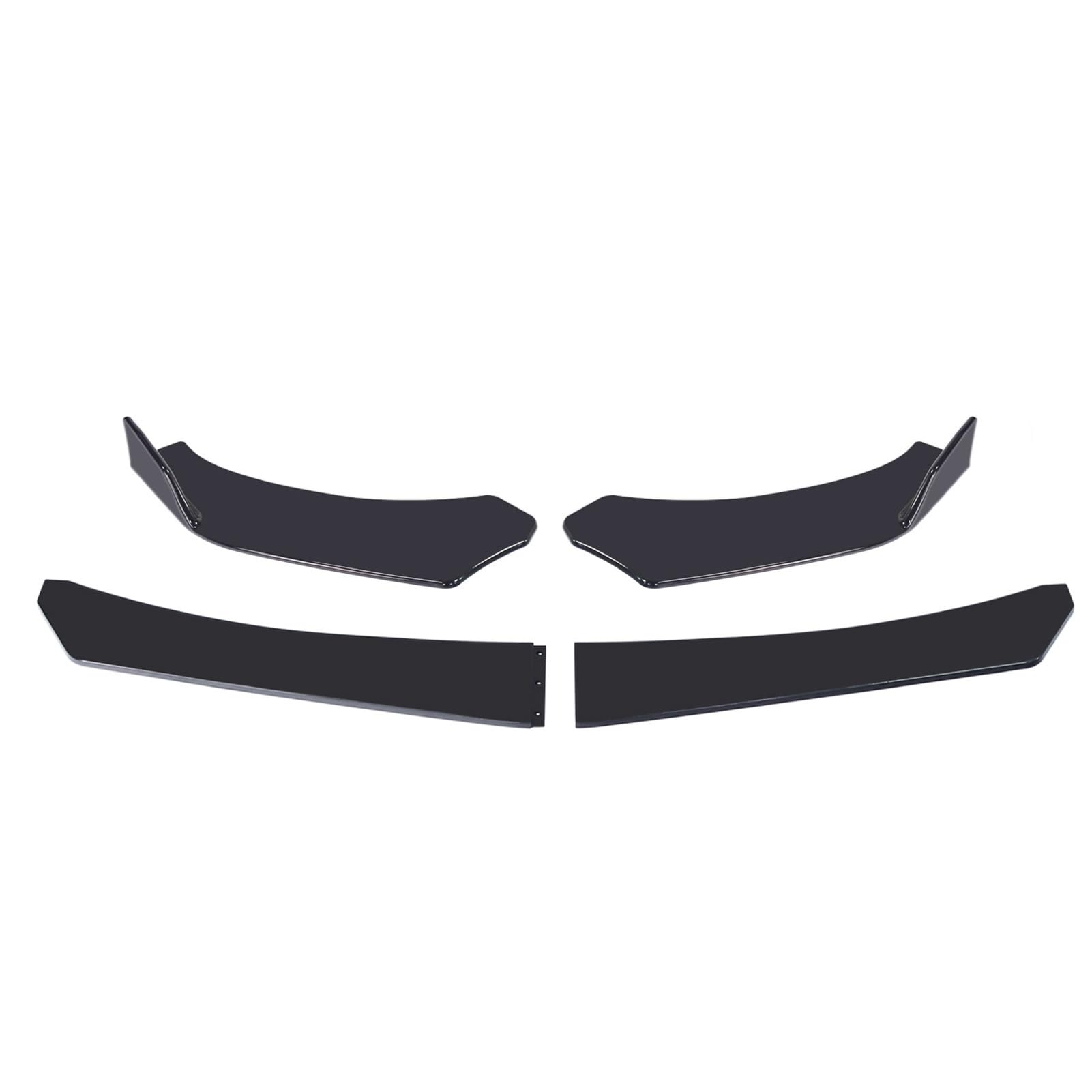 Kit De Carrocería De Parachoques Delantero De Coche Divisor De Alerón Divisor De Labios Canard Universal