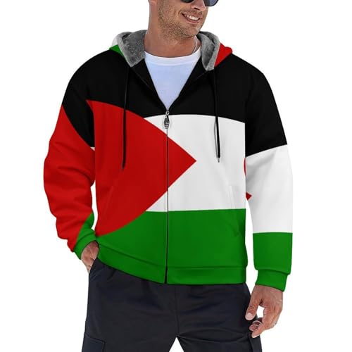 Veste polaire zippée contre le froid hivernal sweat à capuche homme