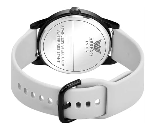 Image of Speed-Master Series Round Dial Date Working Silicone Strap Analog Quartz Mechanism Boys Watch for Men