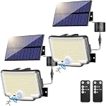 nipify – nipify 2 Stück Solarlampen für Außen mit Bewegungsmelder & F
