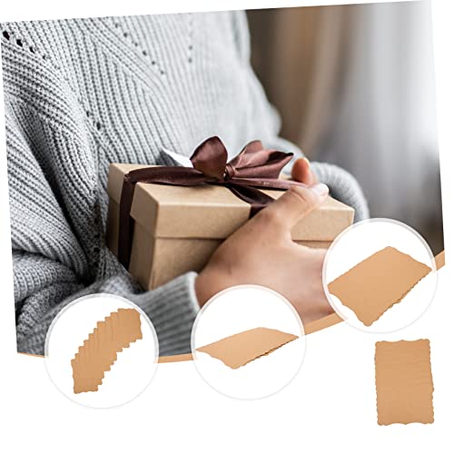VILLCASE 10 Pçs Cartão Kraft Cartões De Lugar Em Branco Papel De Embrulho De Casamento Decoração Ret