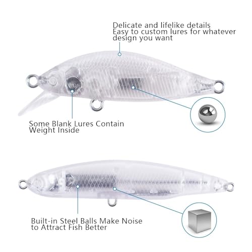 Kit para hacer señuelos de pesca DIY con caja incluida miniatura 7