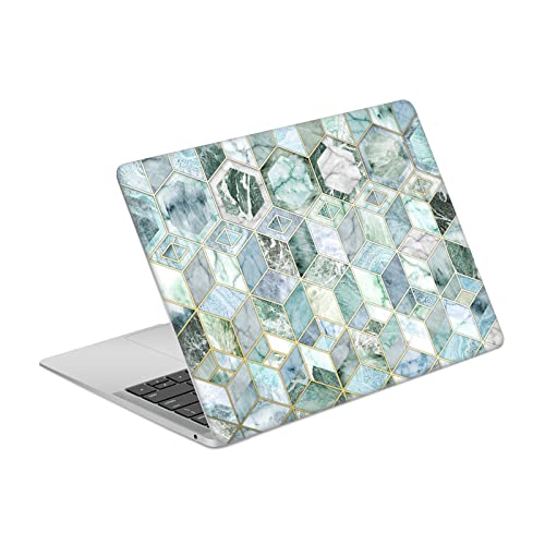 Vinyle autocollant MacBook Air 13.3 style bureau élégant motif marbre vert jade