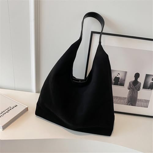 Image of Fall Suede Hobo Bags for Women, Large Capacity Slouchy Suede Handbag for Office & Shopping & travel, Holiday Gift
