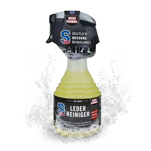 DR. WACK S100 Lederreiniger Gel 500 ml - Reinigungsspray für Motorradbekleidung - porentiefe & schonende Reinigung - Reinigungsmittel für Leder - gründliche Entfernung von Schmutz & Flecken