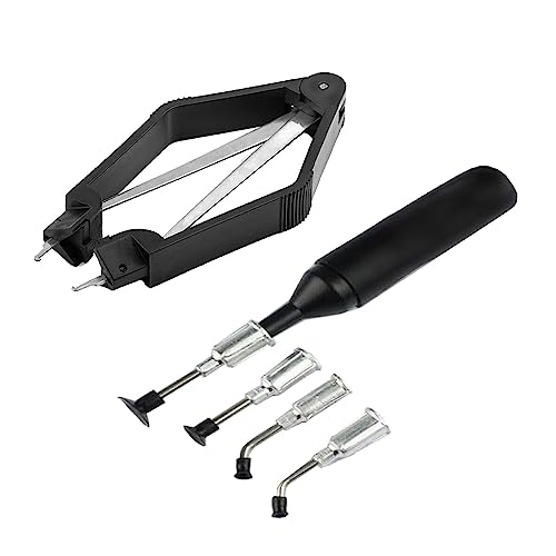 3.9"/100mm Stainless Steel IC Chip Extractor,Vacuum Sucking Pen Motherboard Circuit Board Component Puller, Chip Extraction Puller Tool 2PCS