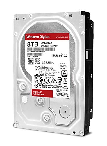 Amazon | Western Digital Bare Drives WD Red 8TB NASハードディスク
