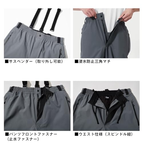 ダイワ(DAIWA) GORE-TEX コンビアップウィンタースーツ DW-1825 レッド M 5枚目