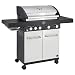 Produktbild Jamestown MADDOX 4-Brenner Gasgrill mit Infrarotbrenner, Seitentisch & Deckelthermometer | Hochwertiger Grillwagen für ein gelungenes Barbecue