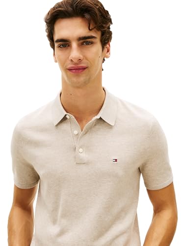 Image of Tommy Hilfiger Men's Lightweight Cotton Knit Short Sleeve Polo Shirt