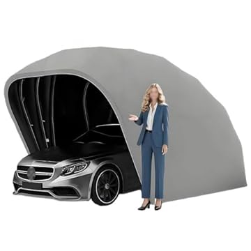 retractable car cover awning