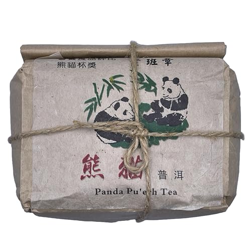 Thé Pu-Erh Raw 1988 Lao Banzhang Panda 300g vieux sheng cha Yunnan de collection