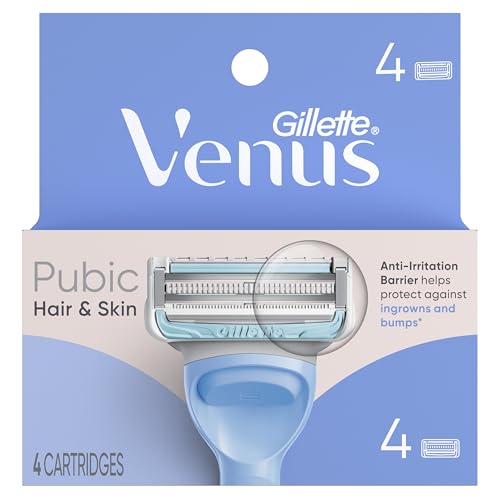 Gillette Venus Intimate Grooming Womens Razor Blade Refills with Bikini Trimmer, 4 Count (Pack of 1) - image 9