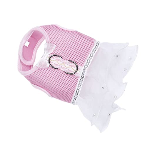 Manteau hiver maille pour animaux Angoily lot de 3 pièces rose