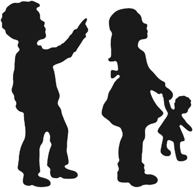 Briartw Boys and Girls Cutting Dies for Cards Making,DIY Scrapbook Decoration Gift Card Cardstock Crafts Stencil