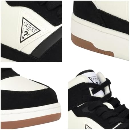 Guess Men's TRISTO Sneaker, Black/Cream 001, 8 | Image 5