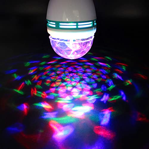 Lâmpada Globo De Luz Colorida LED Giratoria Festa Chuva De Luzes Com Bocal ONYK